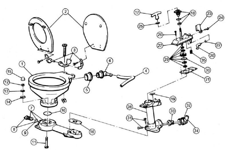 Jabsco Piston, Rod & O-Ring Assembly 29046-3000, Piston, Rod & O-Ring Assembly - Image 2