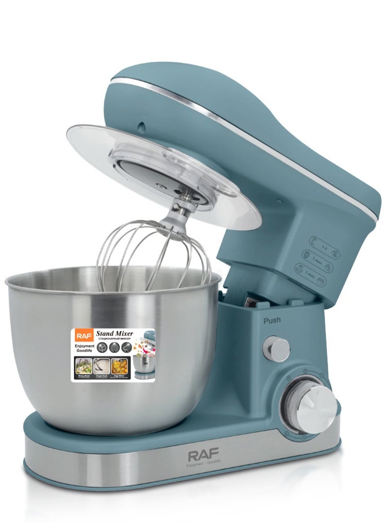 RAF  Stand Mixer, 1600W Kitchen Machine with 4.0L Stainless Steel Bowl, 6 Speed Control & Pulse Function, Dough Hook, Whisk & Beater – Multi-Function Food Mixer for Baking, Bread, Cakes & Cream - Image 3