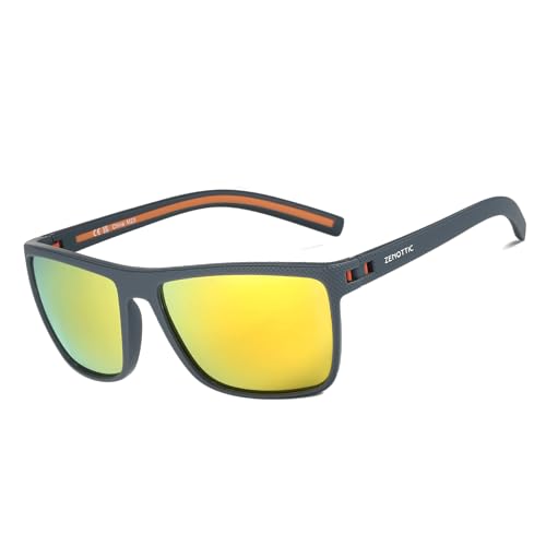 ZENOTTIC Polarized Sunglasses for Men Lightweight TR90 Frame UV400 Protection Square Sun Glasses - Image 1