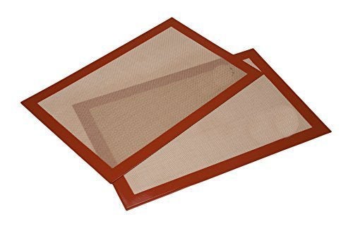 Ziaon (TM) Premium Non-Stick Silicone Baking Mat 2 Pack (42 * 28 CM) (40 Quart) - Image 1
