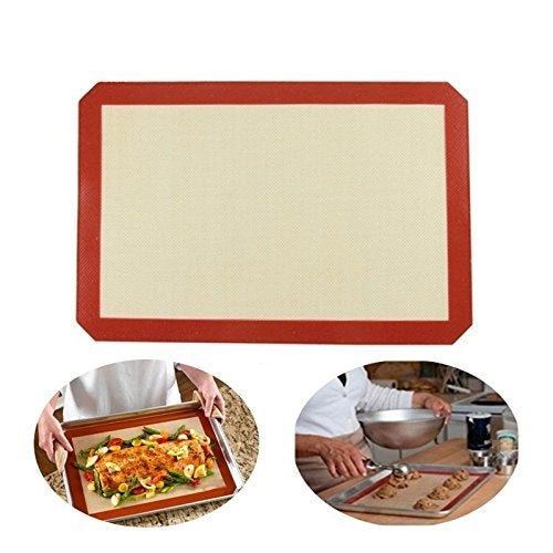 Ziaon (TM) Premium Non-Stick Silicone Baking Mat 2 Pack (42 * 28 CM) (40 Quart) - Image 3