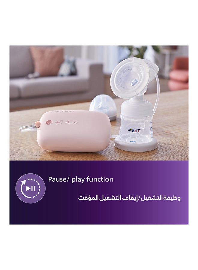 Philips Avent Single Electric Breast Pump Corded| 3 Pin | No.1 Brand Recommended By Moms Worldwide | Natural Motion Technology For Quicker Milk Flow - Image 2