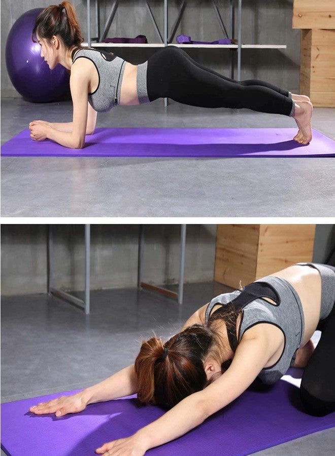 CRAFTSFY Extra Thick Yoga and Exercise Mat Unisex NBR Athletica Yoga Multi-use Thick Exercise Mat - Non-Slip with Carrying Bag - Image 4