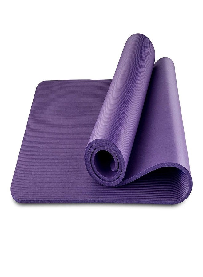CRAFTSFY Extra Thick Yoga and Exercise Mat Unisex NBR Athletica Yoga Multi-use Thick Exercise Mat - Non-Slip with Carrying Bag - Image 1
