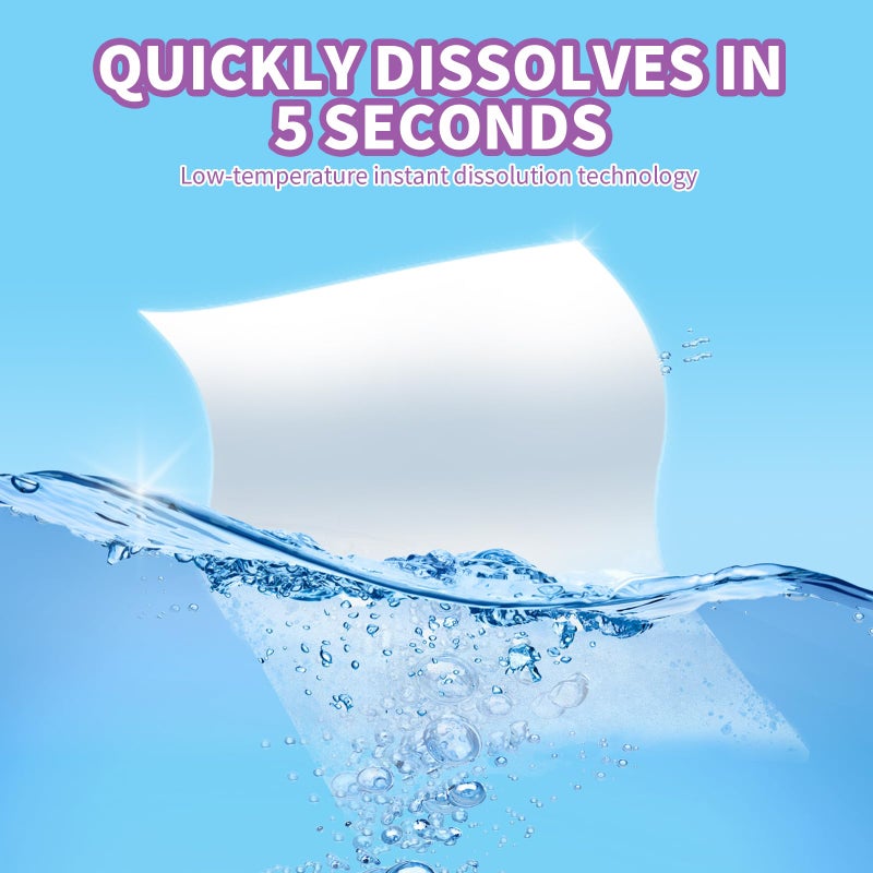 Bellaluce Laundry Detergent Sheets - 240 Loads Girls Lavender Laundry Sheets for Dorm,College,Home, Hotel,Apartment,Camping,Cruise,Road Trip,Beach Vacation,Backpack,Small Space, Family School Travel Essentials - Image 4