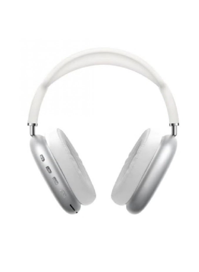 Generic - P9 Bluetooth Wireless Headset Over-Ear Headphone With Mic White - Image 1