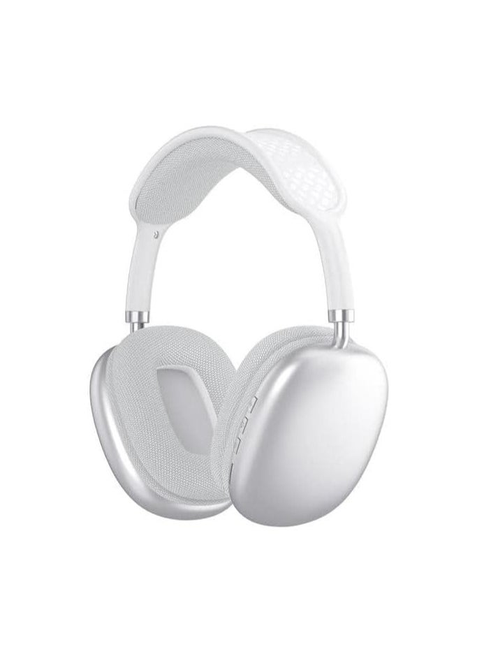 Generic - P9 Bluetooth Wireless Headset Over-Ear Headphone With Mic White - Image 1