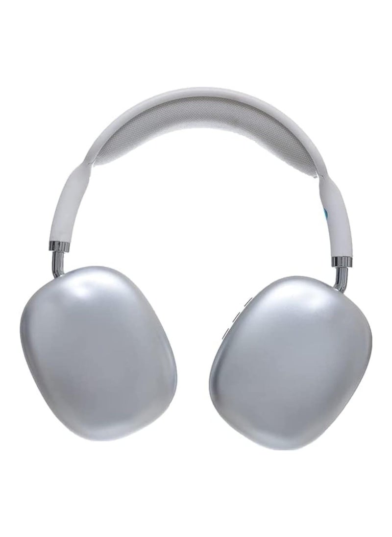 Generic - P9 Bluetooth Wireless Headset Over-Ear Headphone With Mic White - Image 1