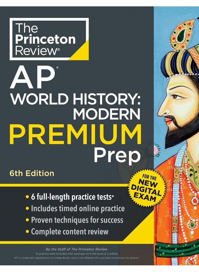 Princeton Review AP World History: Modern Premium Prep, 6th Edition: 6 Practice Tests + Digital Practice Online + Content Review - Image 1