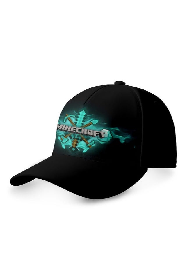 ماين كرافت قبعة قبعة بيسبول قبعة مطبوعة قبعة الشمس هدية للعائلة والأصدقاء