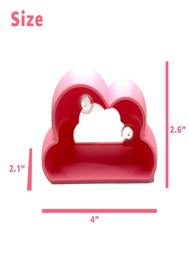 CTWPets Cloud Hide for Reptiles & Amphibians, Habitat Accessory Crested Gecko, Leopard Gecko Hide, Dart Frogs, and More Hide (Bubble Gum Pink, Medium) - Image 2