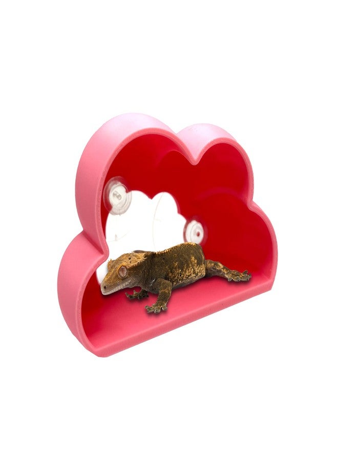 CTWPets Cloud Hide for Reptiles & Amphibians, Habitat Accessory Crested Gecko, Leopard Gecko Hide, Dart Frogs, and More Hide (Bubble Gum Pink, Medium) - Image 1