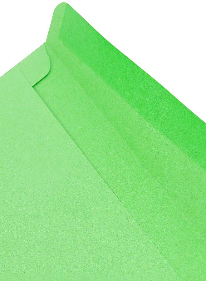 KOHAND عبوة كوهاند من 400 ظرف أخضر رقم 10، مقاس 9.5 × 4 بوصات، أظرف أعمال قياسية ذات غطاء على شكل حرف V، مناسبة لمراسلات المكاتب خلال العطلات. - Image 3