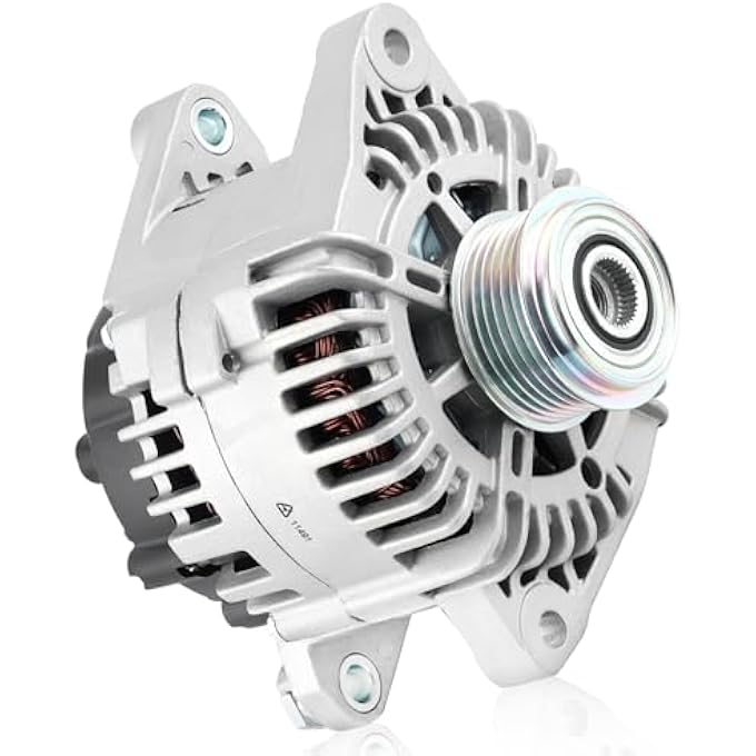 Farrme 11491 Car Alternators 12V 110 Amp, 6-Groove Pulley Fit for Hyundai Sonata 2010-2013, for Kia Optima 2011-2013 L4 2.4L Automotive Replacement Alternators 37300-2G150, 37300-2G400, TG11C087 - Image 1