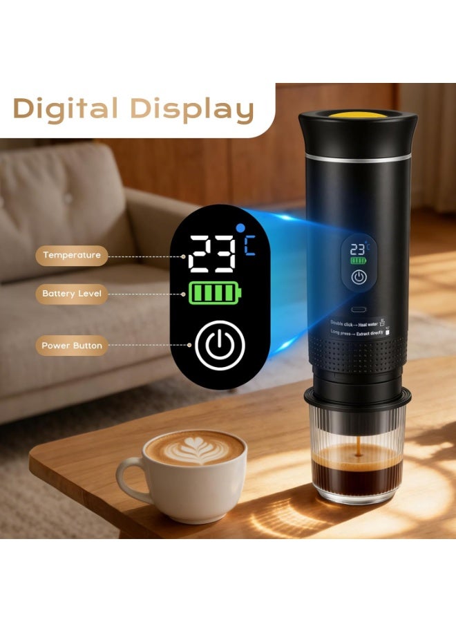 YoYoTech Portable Coffee Maker Capsules 3 in 1,Portable Electric Capsule Coffee Maker,Portable Espresso Capsule Coffee Maker 3 in 1, Portable Coffee Machine for Office Travel Camping Home - Image 2