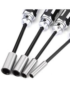 SYOSI Hex Nut Driver Set Hexagonal Head Nut Wrench 4.0/5.5/7.0/8.0mm 4Pcs RC Repair Tools Kit Socket Screwdrivers for RC Cars Model Airplanes Sportinggoods Deformation Model  - Image 2