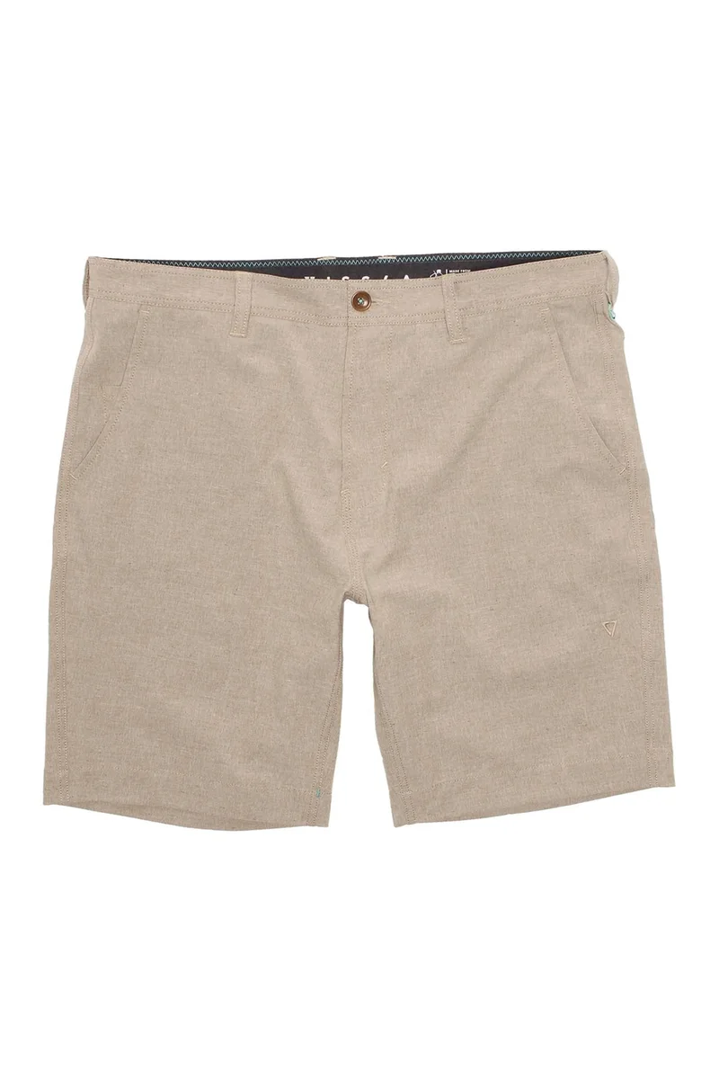 Vissla Canyons Hybrid 18.5" Dark Beige Walk Shorts