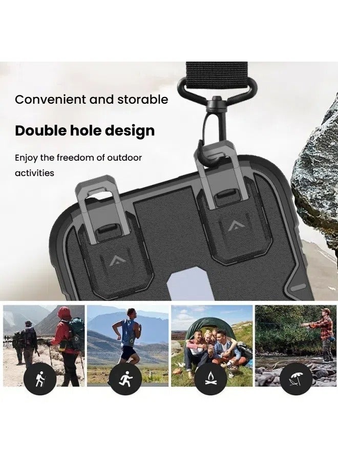 general Suitable for iPhone 16ProMax/16Pro mobile phone case outdoor anti-fall invisible bracket mobile phone protective cover - Image 4