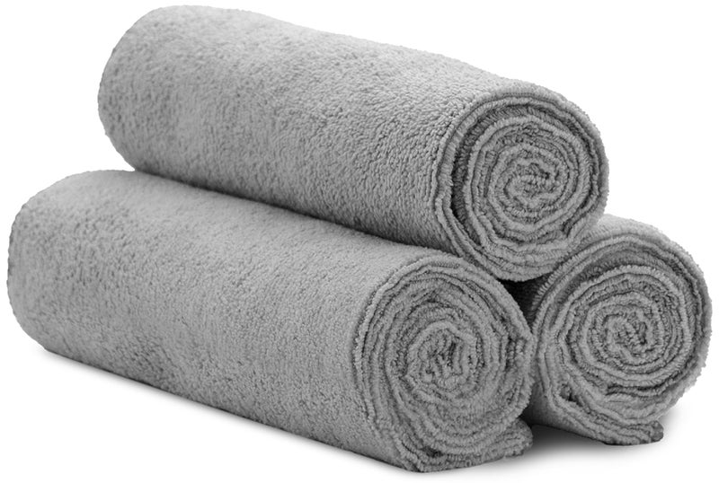 S&T INC. ST INC Microfiber Gym Towels Yoga Towel for Home and Gym Bag 16 Inch x 27 Inch 3 Pack