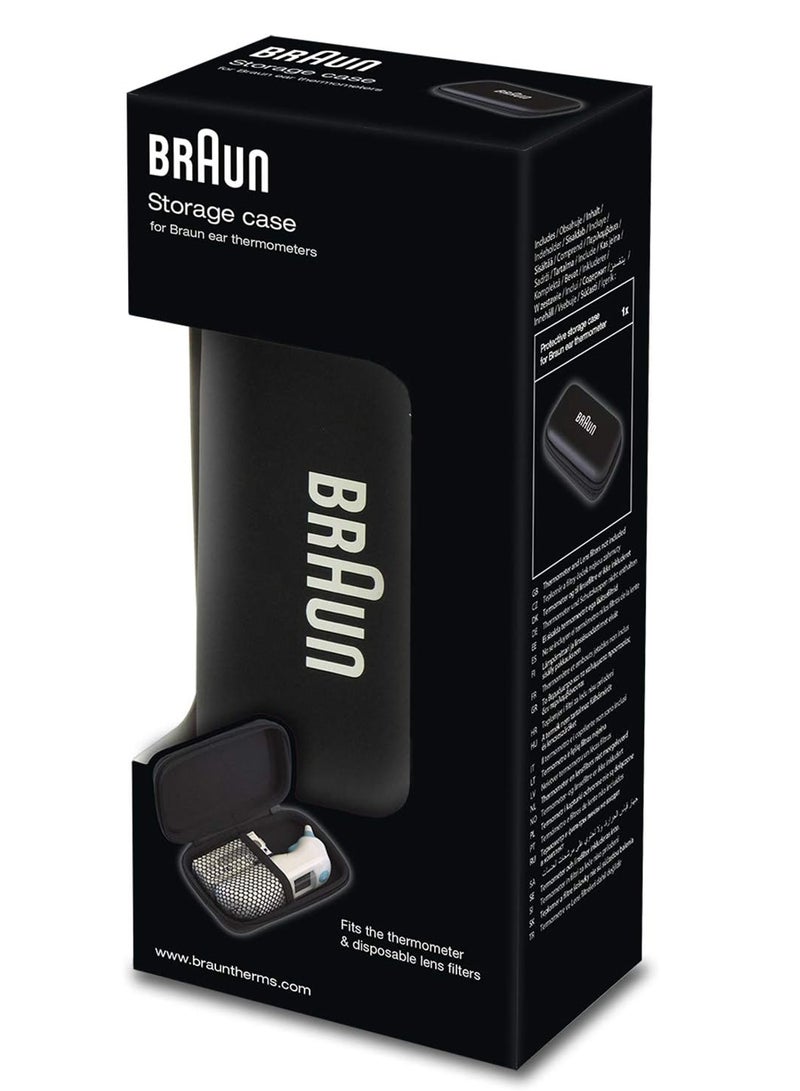 BRAUN حافظة تخزين واقية لميزان حرارة الأذن ThermoScan لسلسلة IRT 6 و 7، سوداء - BIT000CBEU - Image 5