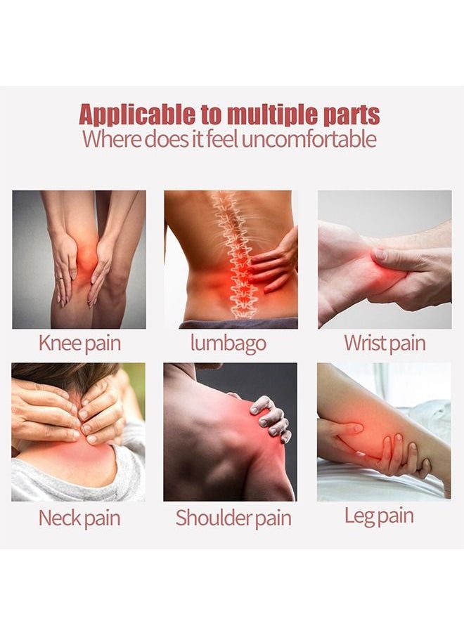SOUTH MOON - Ginger Knee Patch Pain Relief Warming Plaster Arthritis Pain Patches Heat Patches for Knee Pain Relief and Inflammation Long Lasting Relief of Joint Pains, 12 Pieces - Image 1