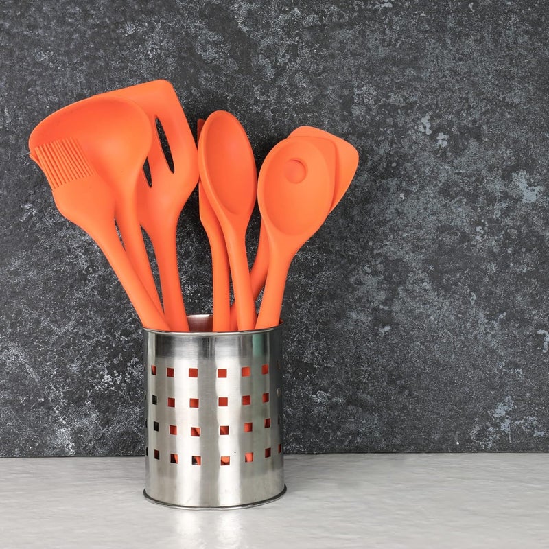 Chef Craft Premium Silicone Basting Brush, 10.25 inch, Orange - Image 3
