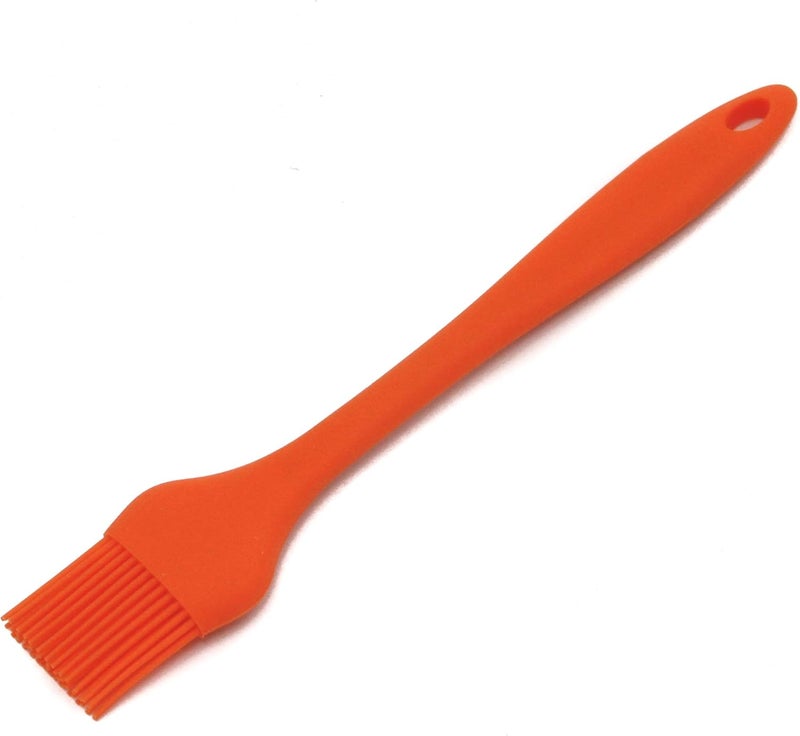 Chef Craft Premium Silicone Basting Brush, 10.25 inch, Orange - Image 1