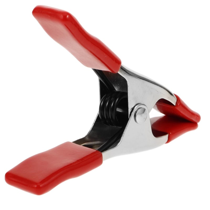 Red Lightweight Strong Spring Clamp For Woodworking Background Stand Clip Photography - Image 2