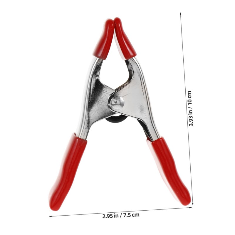 Red Lightweight Strong Spring Clamp For Woodworking Background Stand Clip Photography - Image 3
