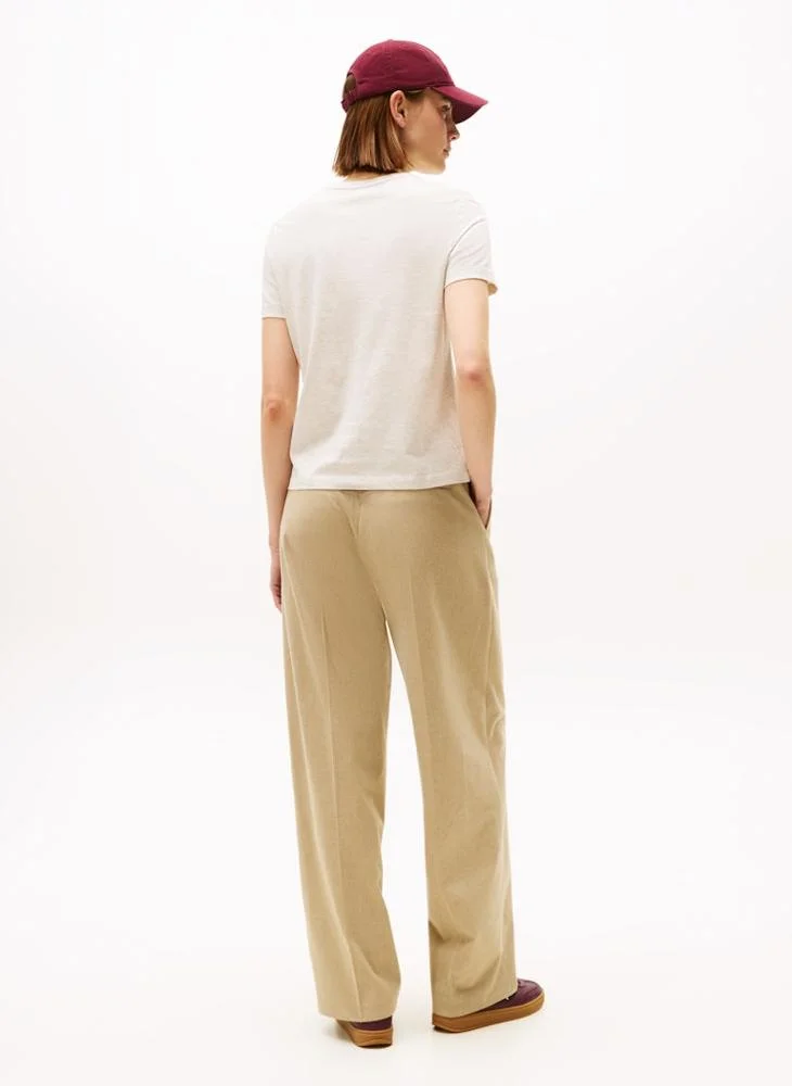 تومي هيلفيغر تي شيرت بياقة دائرية برسومات