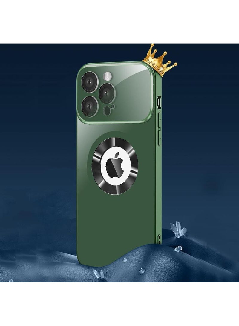 Y&D Applicable To Apple 15promax Matte Standard Leakage Magnetic Large Window Mirror Mobile Phone Protective Case - Image 2