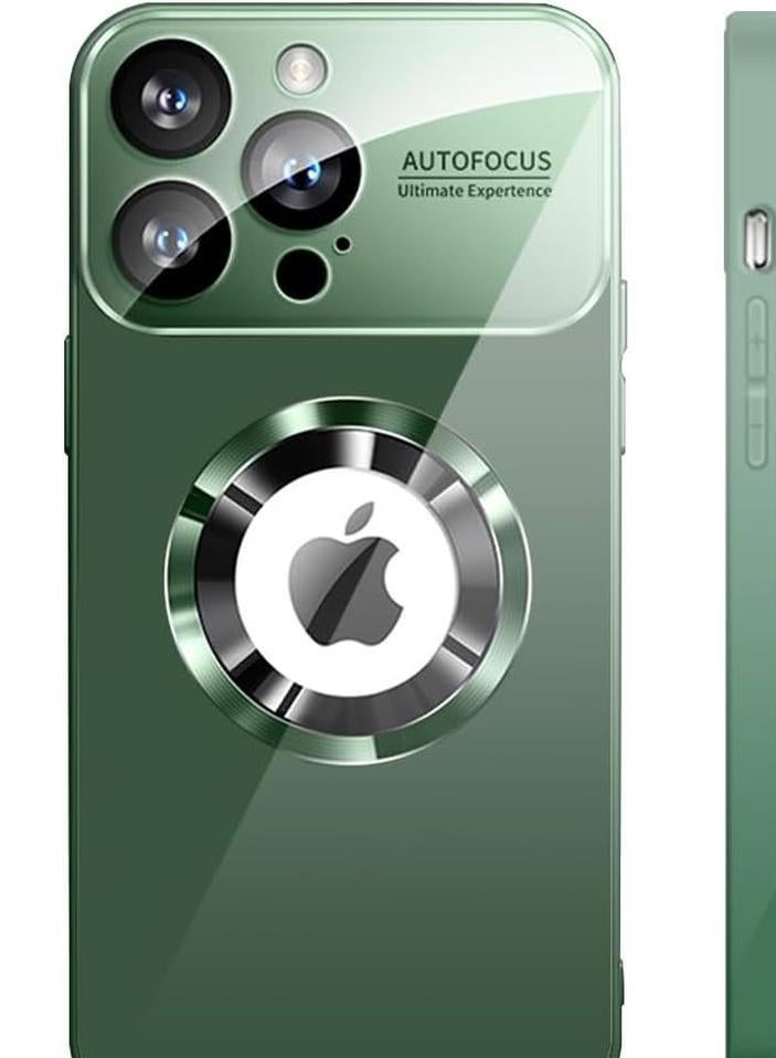 Y&D Applicable To Apple 15promax Matte Standard Leakage Magnetic Large Window Mirror Mobile Phone Protective Case - Image 3