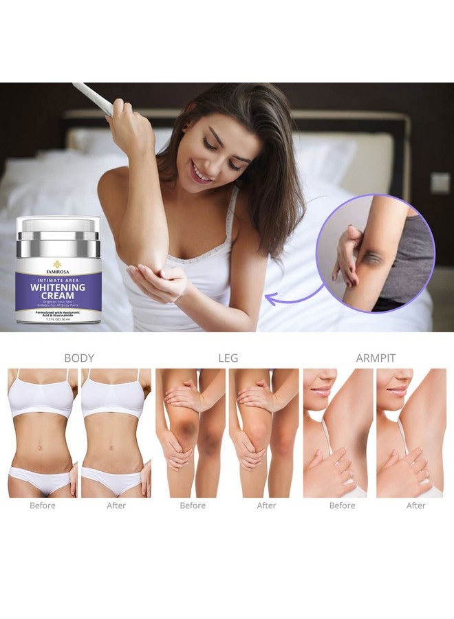 فاميروزا كريم مصحح للبقع الداكنة للمنطقة الحميمة للإبط والركبتين والمرفقين والفخذ الداخلي وأجزاء خاصة كريم للبشرة الحميمة - Image 2
