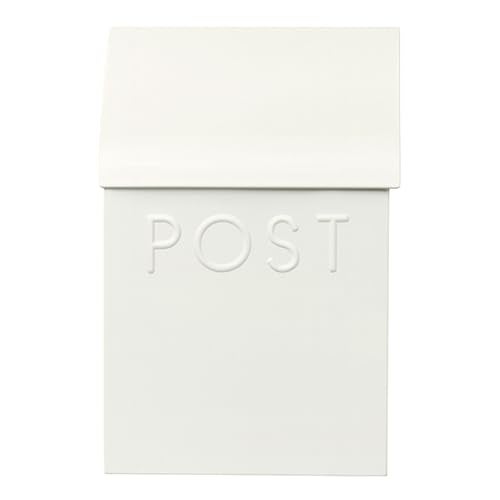 NACH Mailboxes for Outside Wall Mount, 15 x 10 x 4 inches, White Mailboxes for Outside, Waterproof Mailbox Wall Mount with Newspaper Holder - The Milano Mailbox - Image 1