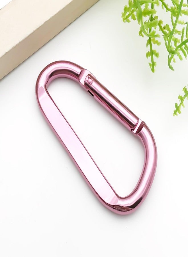 MOTOFITOOL 3 Pack Cute Carabiner Clip, 3 Inch Aluminum Alloy D Ring Keychain, Spring Snap Hook for Keychain Clip, Ring Climbing Clips for Keychains, Water Bottle Holders, Dog Leashes and More - Image 4