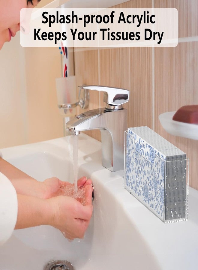 Kortimu Crystal Clear Guest Towel Holder: Elegant Acrylic Napkin Tray for Bathroom, Kitchen, Table, Hotel & Office, Perfect for Disposable Hand Towels & Napkins, Includes Cleaning Cloth - Image 4