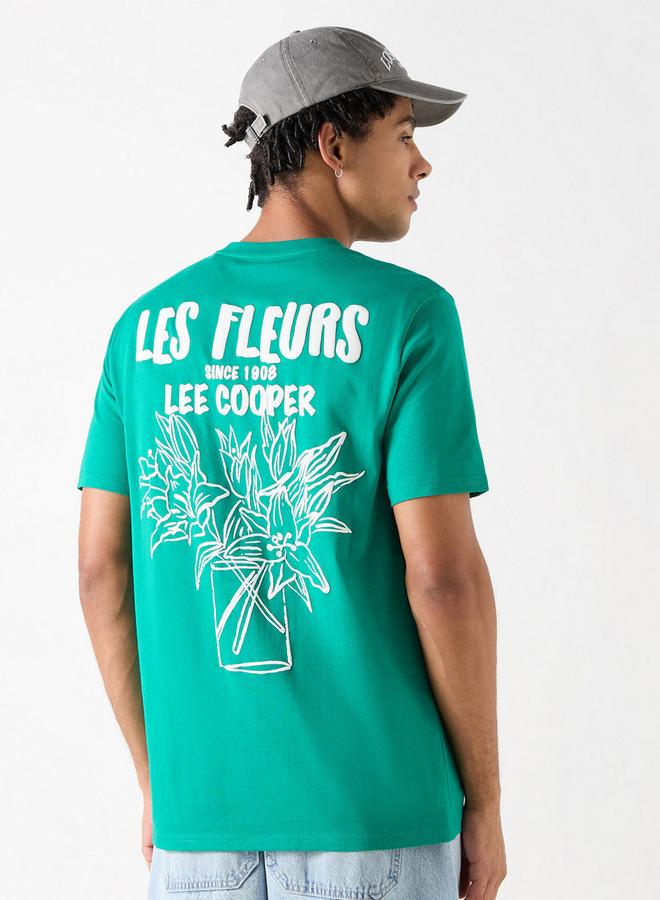 لي كوبر تيشيرت بياقة ضيقة وأكمام قصيرة وطبعات من لي كوبر - Image 3