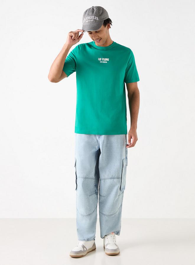 لي كوبر تيشيرت بياقة ضيقة وأكمام قصيرة وطبعات من لي كوبر - Image 2