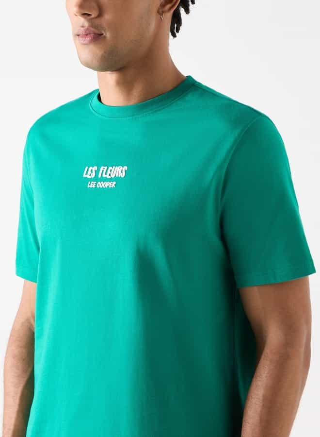 لي كوبر تيشيرت بياقة ضيقة وأكمام قصيرة وطبعات من لي كوبر - Image 4