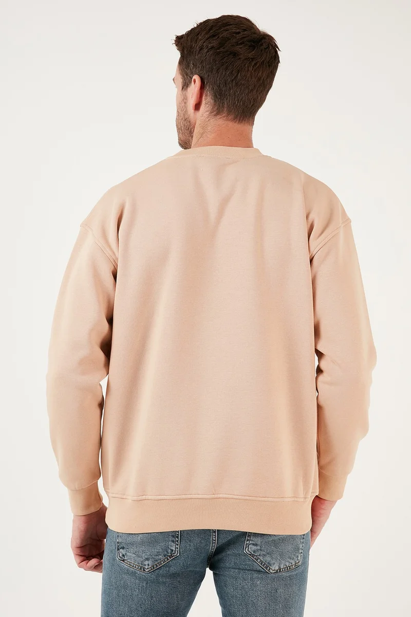 Buratti Regular Fit Crew Neck Cotton Fuzzy Soft Lined Sweat Men's Sweat 5905255