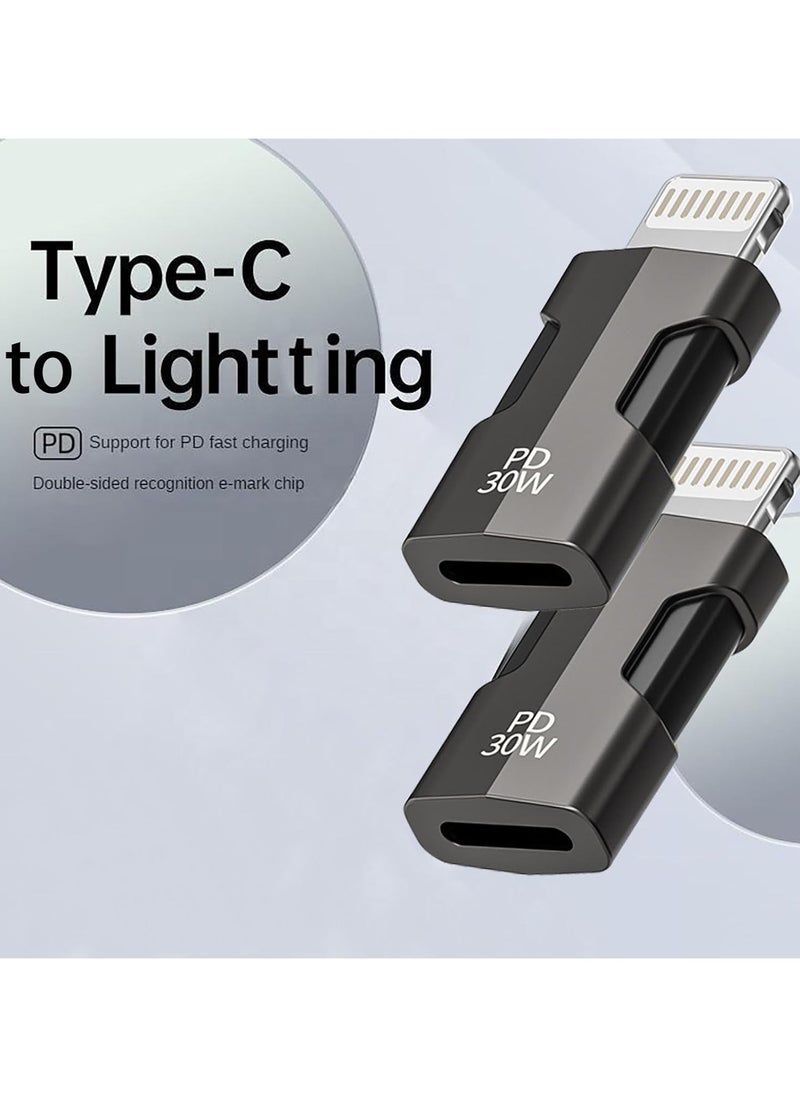 Digipace Type C to USB Adapter, USB Type C Female to Lightning Male Adapter  - Image 3