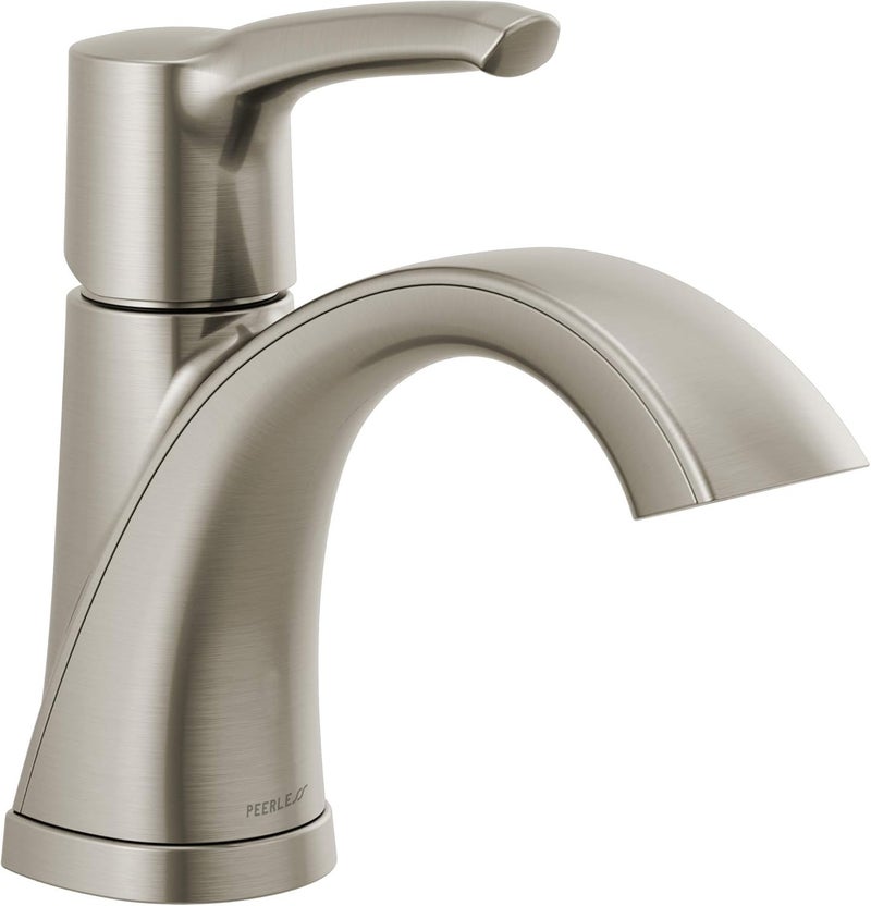 Peerless P1535LFBNLPU Parkwood Handle Lavatory Faucet Single Hole Brushed Nickel