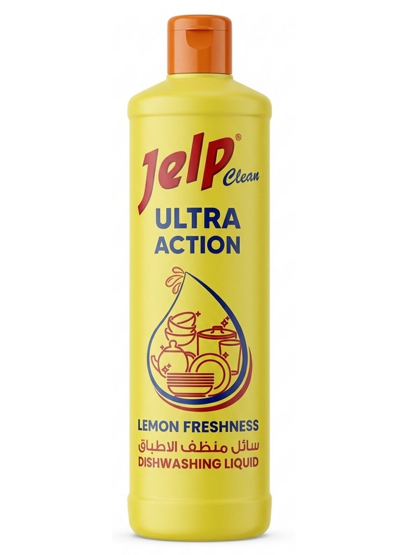 Ultra Action Lemon Freshness Dishwashing Liquid 500 ML