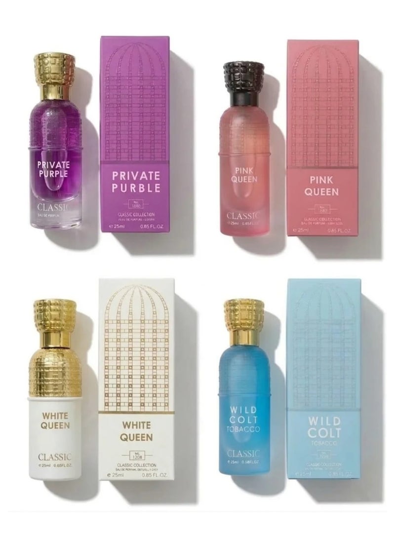 كلاسيك كولكشن مجموعه عطور كلاسيك كولكشن مكونه من 4 قطع 25 مل - Image 2