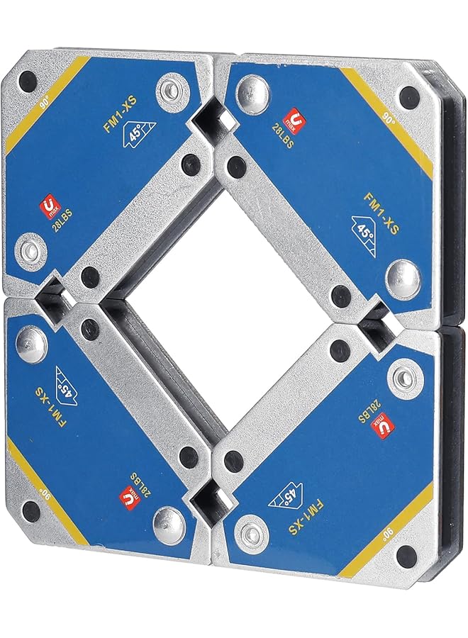 erorex 4Pcs Magnetic Welding Fixer 45° 90° 135° Multi Angle Magnet Weld Positioner Ferrite Auxiliary Locator Tools - Image 1