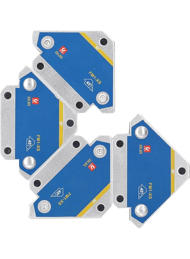 erorex 4Pcs Magnetic Welding Fixer 45° 90° 135° Multi Angle Magnet Weld Positioner Ferrite Auxiliary Locator Tools - Image 2
