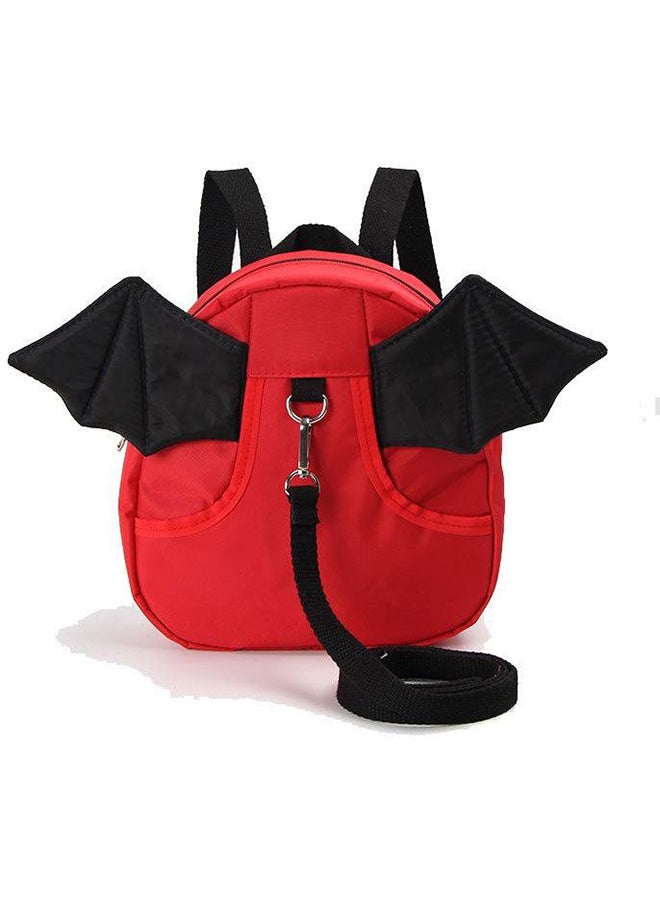 Cute 1-3 Year Old Children's Anti-Lost Backpack, Early Childhood Waterproof Polyester Schoolbag, with Anti-Lost Strap & Wings Demon,Outside Equipment - Image 3
