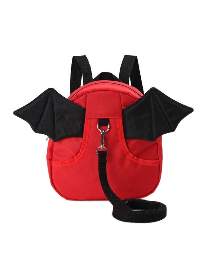 Cute 1-3 Year Old Children's Anti-Lost Backpack, Early Childhood Waterproof Polyester Schoolbag, with Anti-Lost Strap & Wings Demon,Outside Equipment - Image 1