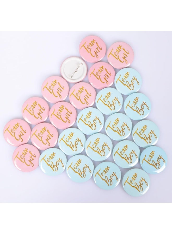 40-Piece Baby Gender Reveal Party Badges and Baby Gender Reveal Bracelets, Team Both Rubber Wristband for Baby Shower Party Games, Party Supplies Gender Reveal Party Favor Supplies - Image 4