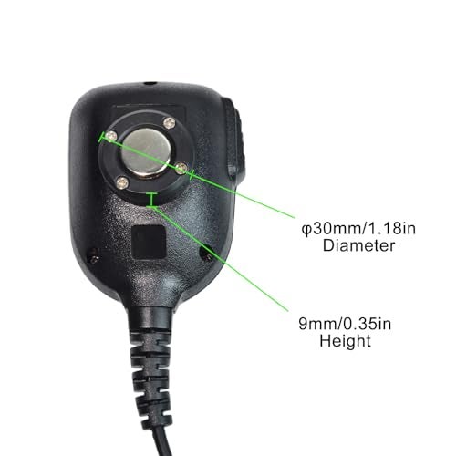 YNIBST Magnetic CB Radio Microphone Holder CB Mic Hanger,Magnet Mic Mount for Mobile Radio Speaker Microphone - Image 5